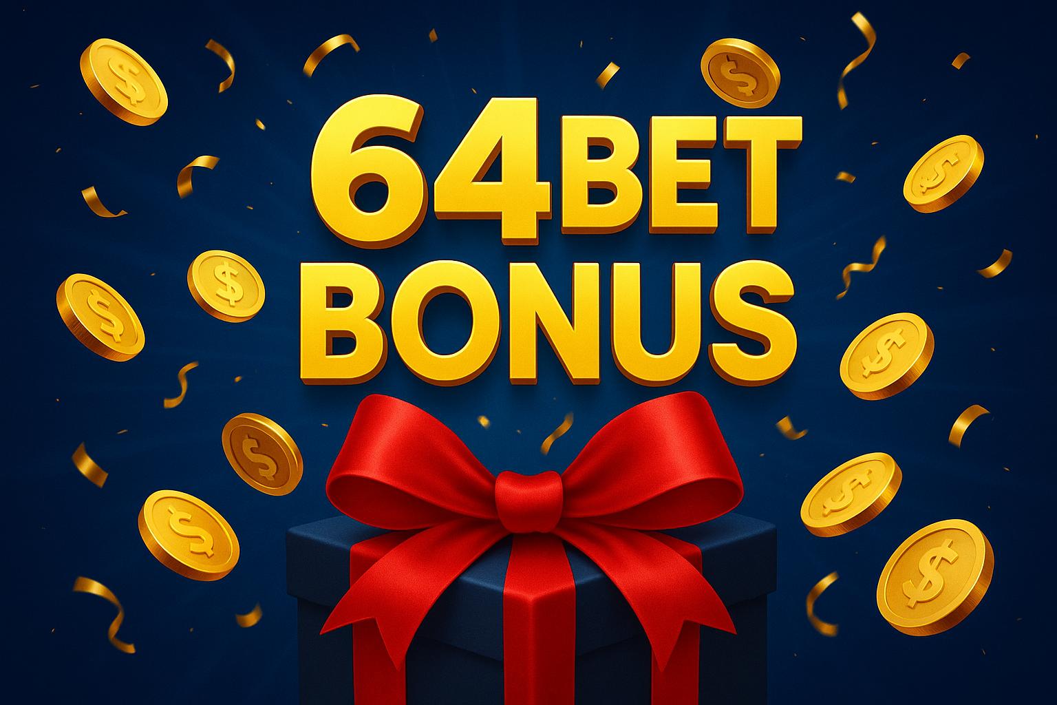 O bônus promocional 64BET é uma ótima maneira de começar sua aventura