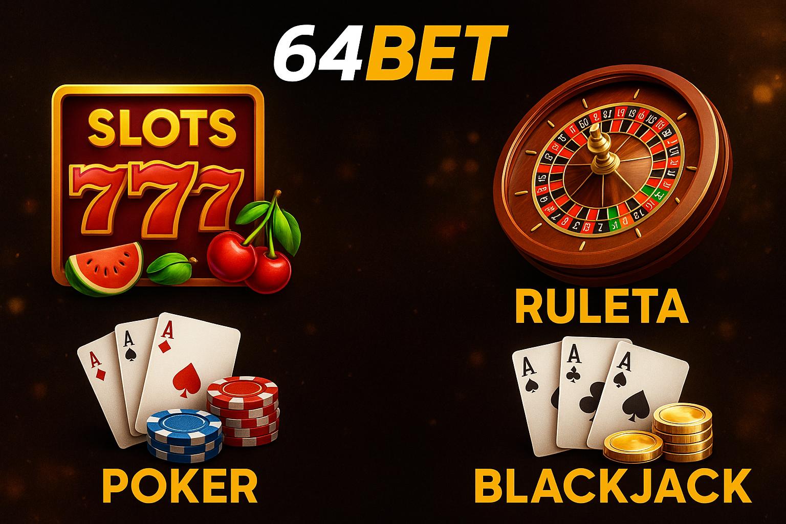 Jogos de cassino online 64BET